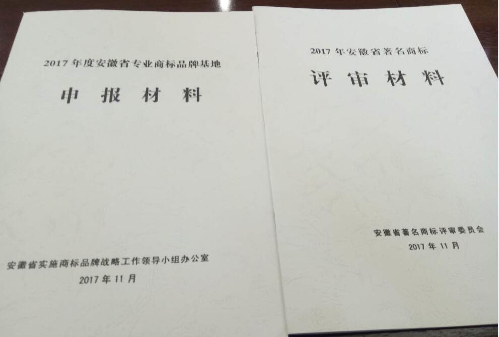 安徽省著名商標，專業(yè)商標品牌基地專家評審會召開