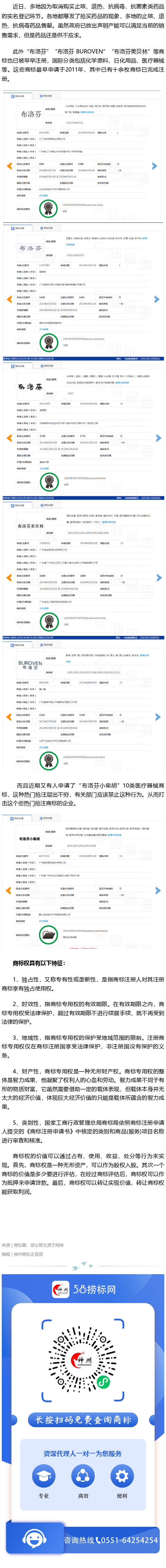 布洛芬商標(biāo)已被陸續(xù)注冊(cè)，已有商標(biāo)注冊(cè)成功
